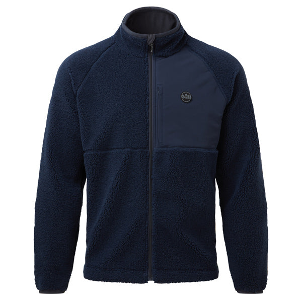 Gill 1704 Cromerty fleece jakke Navy set forfra i XXL størrelse.
