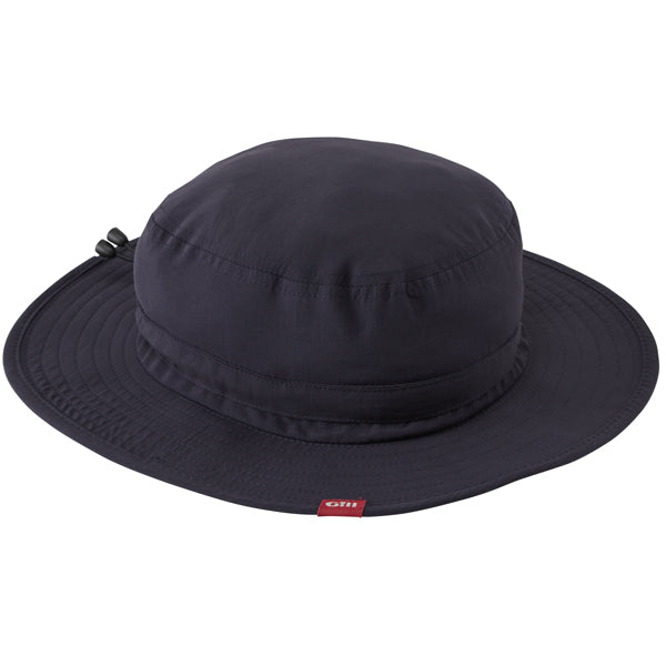 Gill 140 bøllehat i navy, størrelse L, set fra siden.