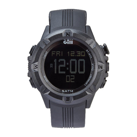 Gill Stealth Racer ur med sort rem set fra siden