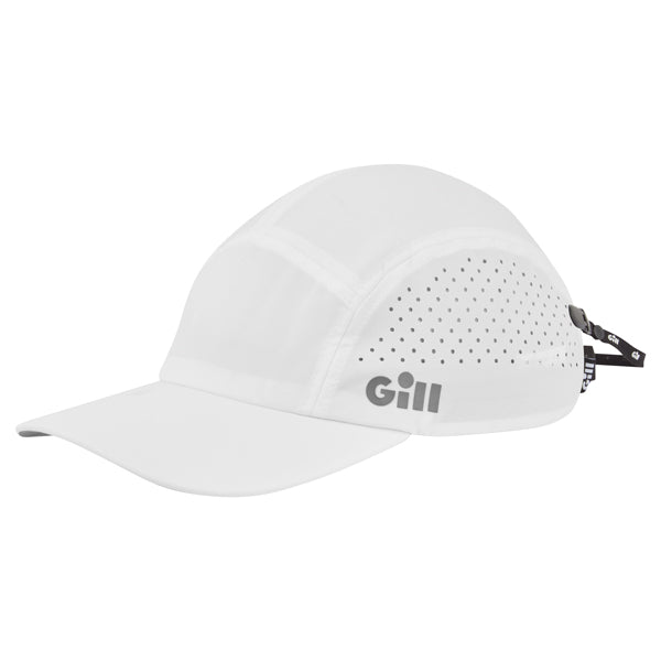 Gill 156 Verso Cap i hvid med skygge set fra fronten