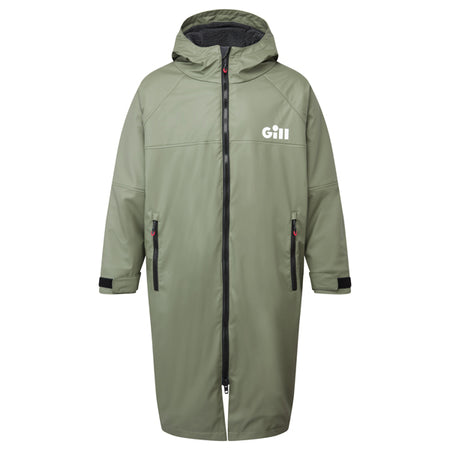 Gill Aqua Parka jakke i grøn farve set forfra