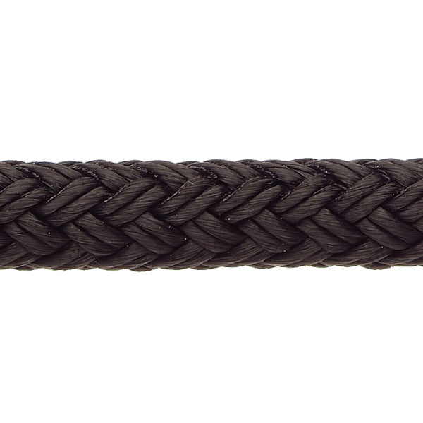 Robline Rio fortøjningstov i sort, 12mm tykkelse, 150m rulle