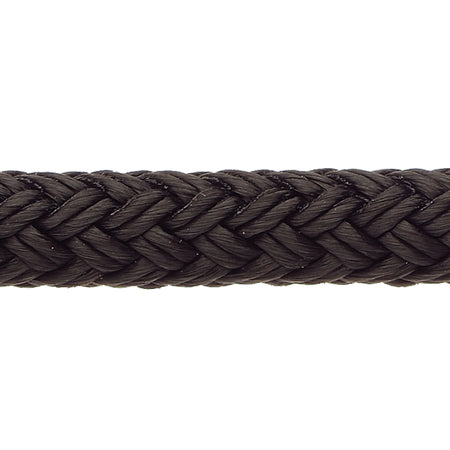 Robline Rio fortøjningstov i sort, 12mm tykkelse, 150m rulle