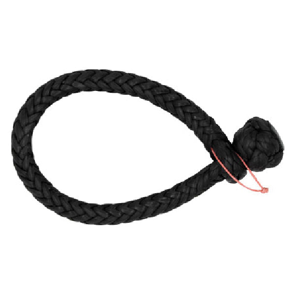 Robline Soft tovsjækel 8mm i sort farve, set fra siden