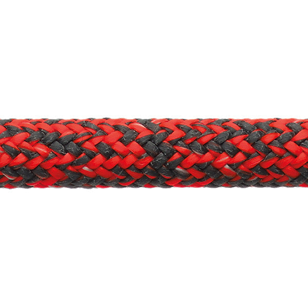 Robline Sirius XTS Dyneema i rød, sort og hvid farve, set fra siden