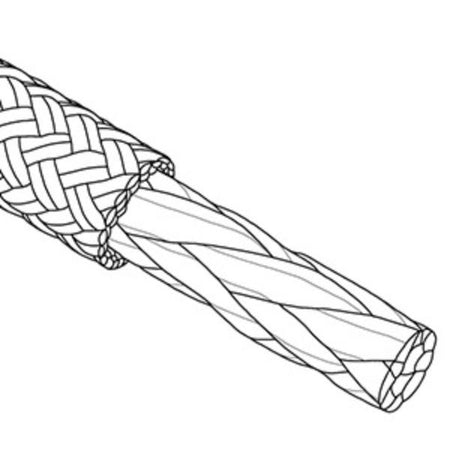 Robline Globe Pro Robtec fald på en båd, vist i nærbillede