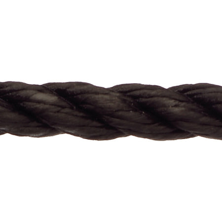 Robline Cormoran fortøjningsline i sort, 6 mm tyk, 1 meter lang