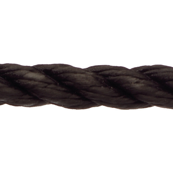 Robline Cormoran fortøjningsline i sort, 16mm tyk, 1 meter lang