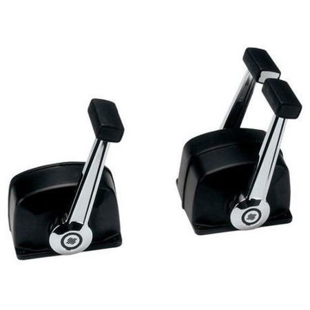 Ultraflex kontrolbox etgreb sort set forfra med trim funktion.