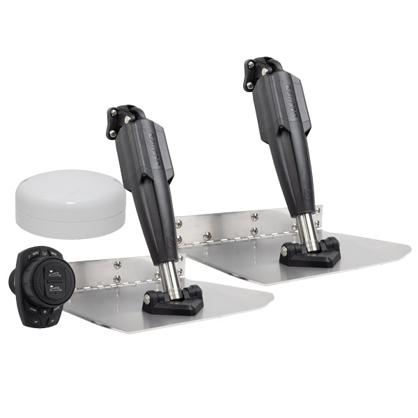 Lenco 9" x 12" trim tab kit set fra siden