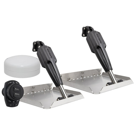 Lenco trim tab kit monteret på bådens bagende