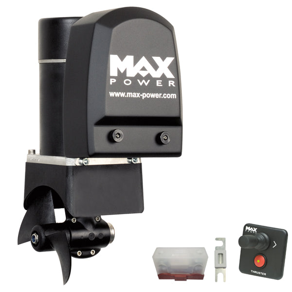 Max Power CT25 12V med joystick og sikringshold, set fra siden