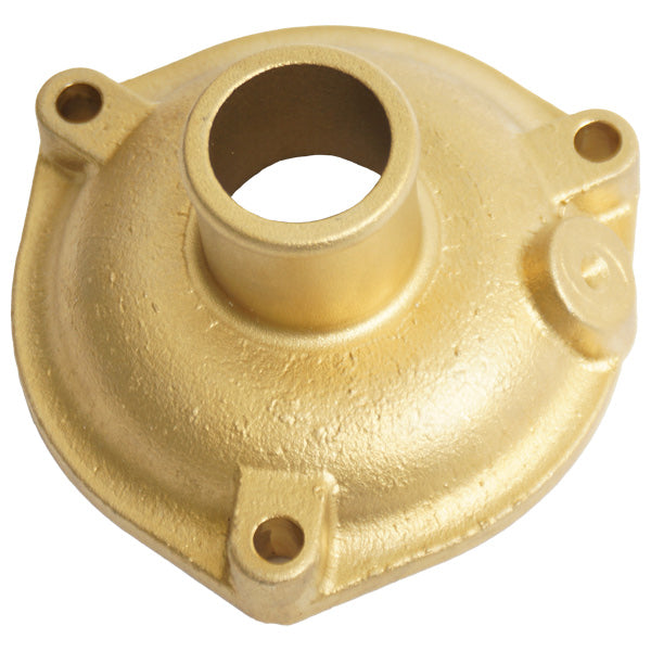 Bronze EC-2 dæksel fra Bowman med 45 mm diameter, vist fra siden.