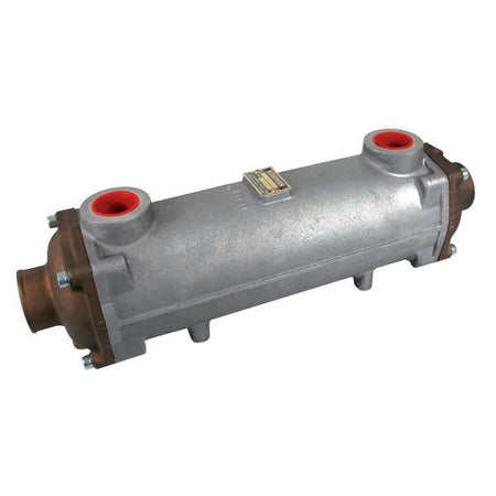 Oliekøler fra Bowman, model fg 100, med tilslutninger til hydraulik.