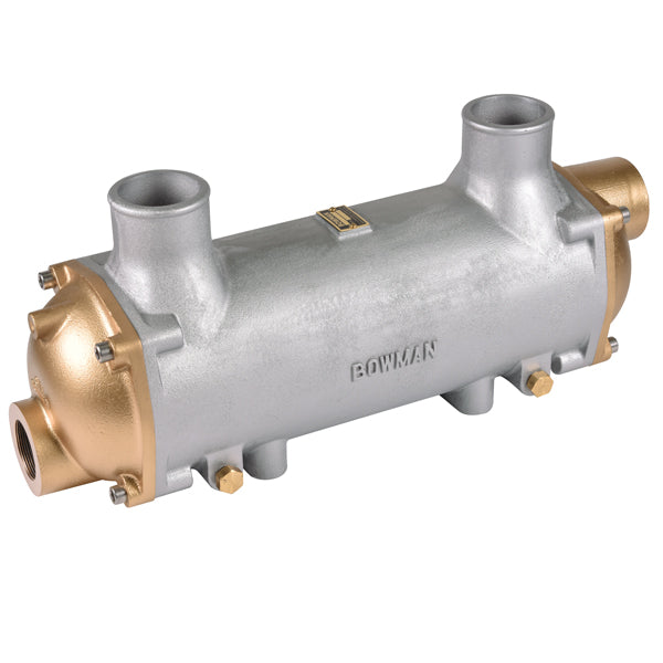 Bowman intercooler set fra siden, mål 472 mm, klar til installation
