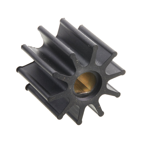 SeaTec impeller til Jabsco, set forfra med detaljeret design.