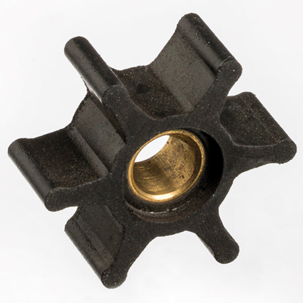 Jabsco impeller 14609-0001B set fra siden, klar til installation på båd.