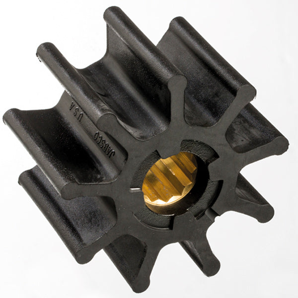 Jabsco impeller 836-0003B set fra siden, 63 mm størrelse