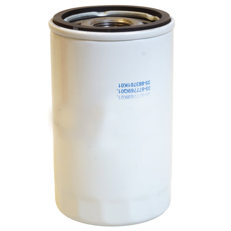 SeaTec oliefilter til Mercury Verado motor, set fra siden.