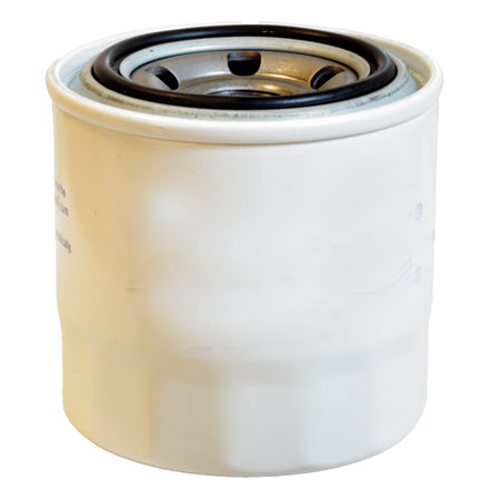 Oliefilter fra SeaTec til Yanmar, set forfra i neutral baggrund.