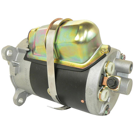 Quicksilver 12-volt starter til Ford set fra siden med tilslutningspunkter