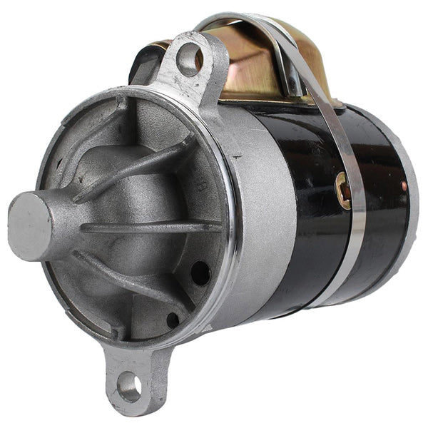 Quicksilver 12-volt starter set oppefra med tydeligt synlige detaljer.
