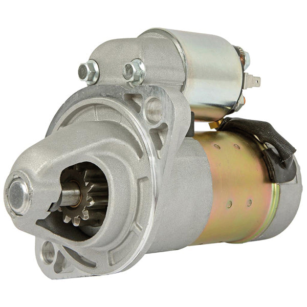 Quicksilver 12-volt starter set på hvid baggrund, klar til installation