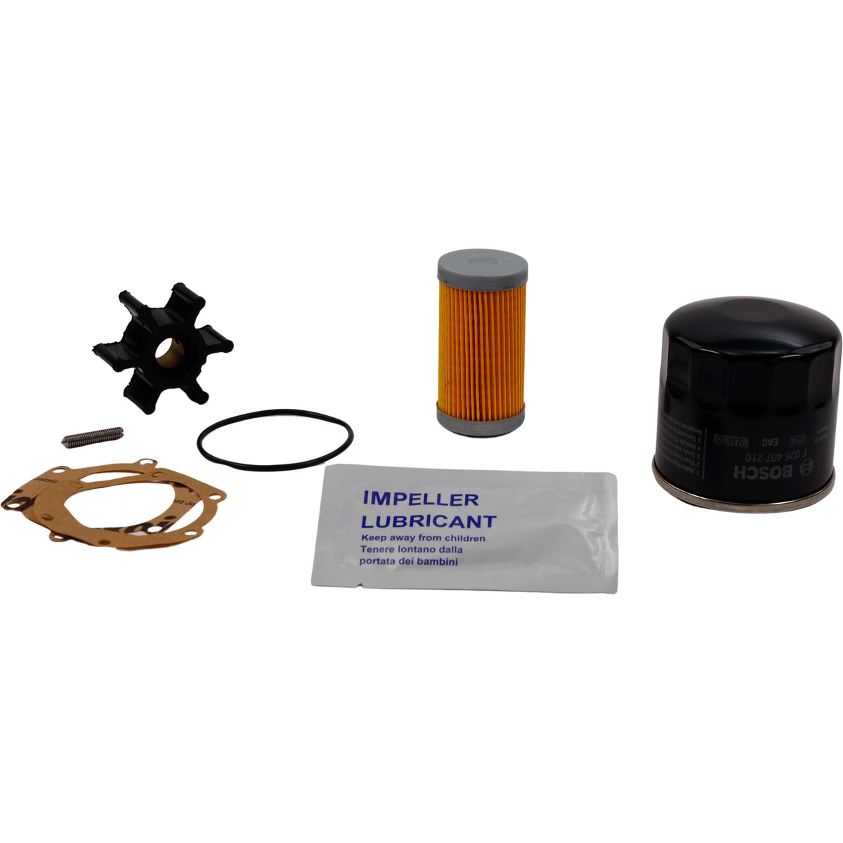 Servicekit til Yanmar motor 4 2YM 3GM30 fra SeaTec med alle nødvendige dele
