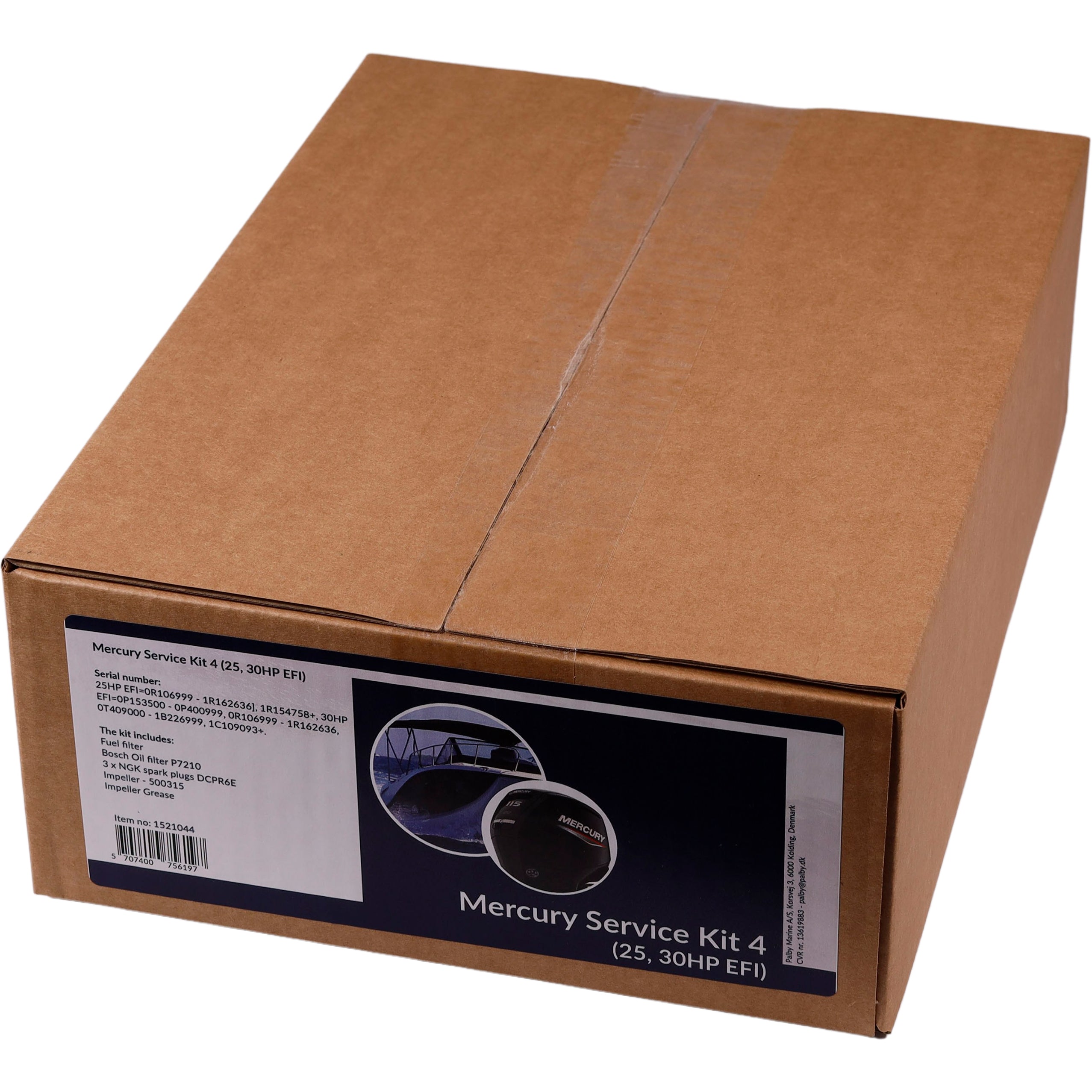 SeaTec Mercury Servicekit 4 i emballage klar til brug