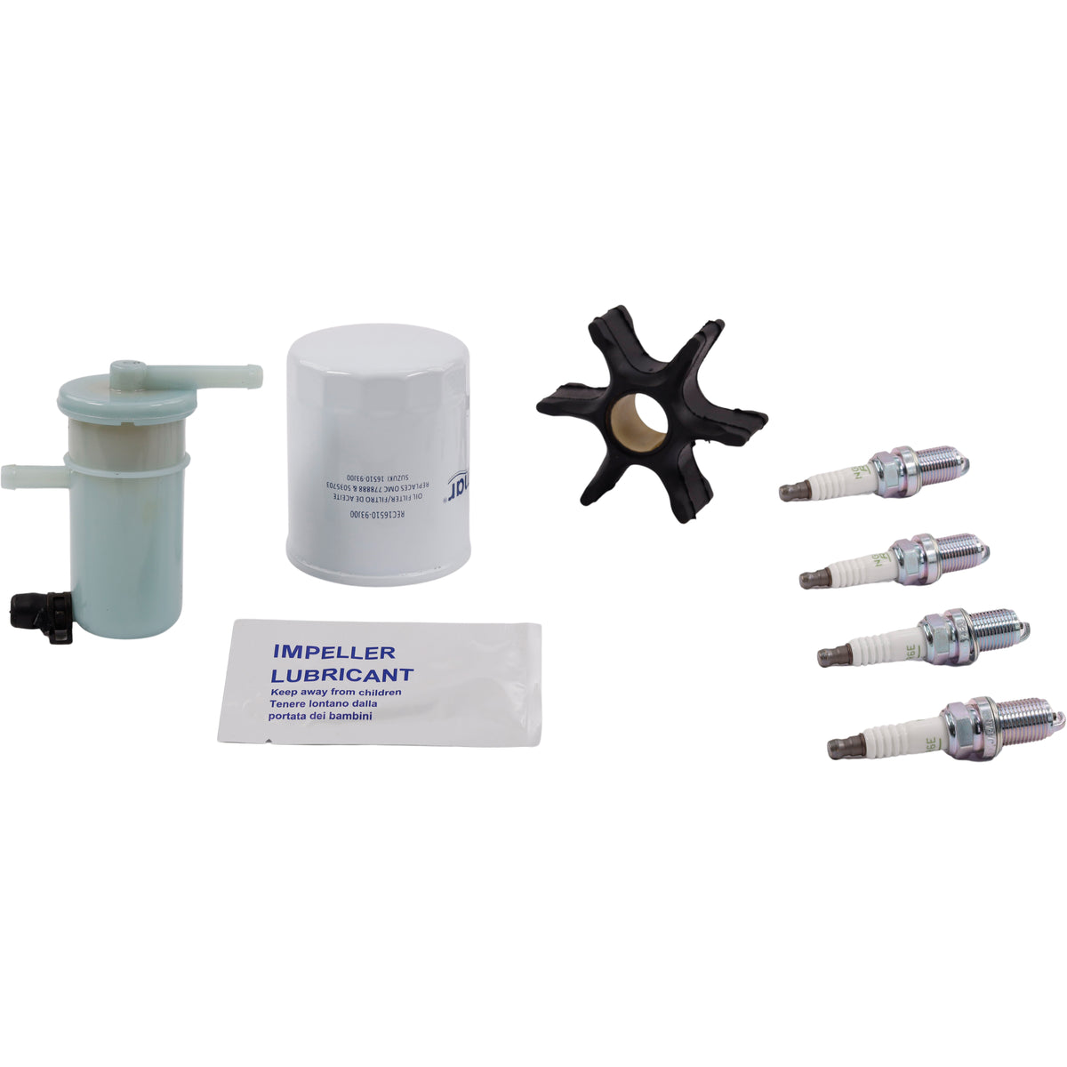 SeaTec Suzuki servicekit til DF150 motor set fra siden