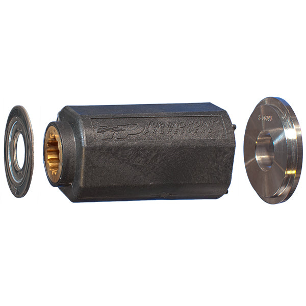 Turning Point Nav set forfra med 13 stråler, tilpasset Suzuki/Evinrude/Johnson motorer.