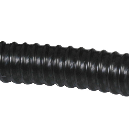 SeaTec spiralsugeslange 38mm i sort farve, rullet op i en bunke