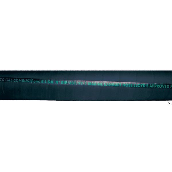 SeaTec udstødningsslange 45mm, 10 meter, set fra siden med fleksibel form