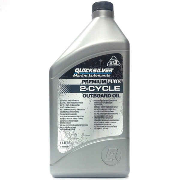 Quicksilver TCW3 Premium+ olie til 2-takts motorer i 1L emballage