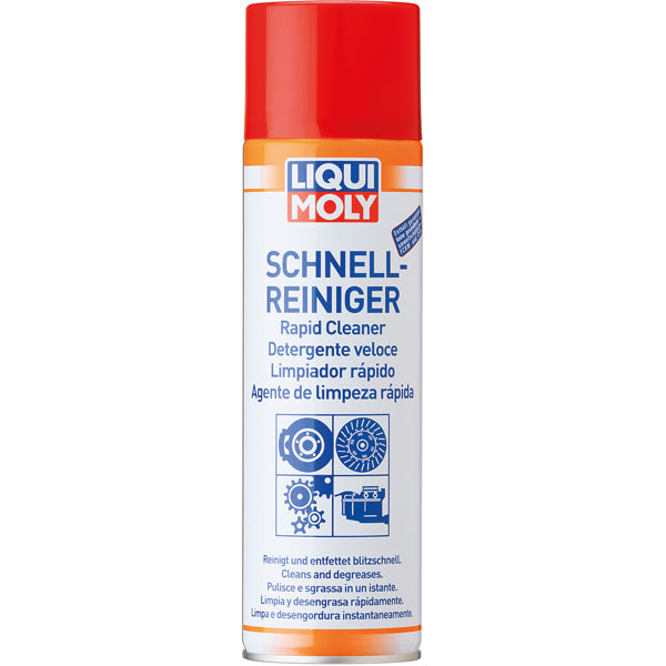 Liqui Moly hurtigrens/bremserens spray set fra forsiden