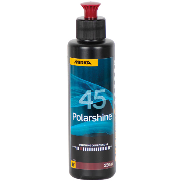 Mirka Polarshine 45 polermiddel i emballage på hvid baggrund