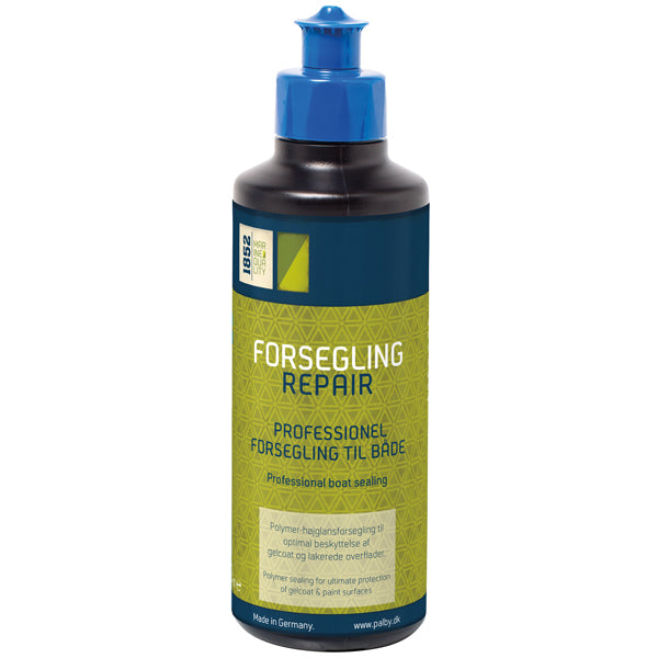 1852 Professional forseglings repair i 250 ml flaske med blå etikette