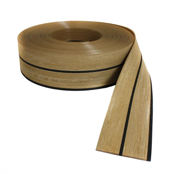 Flexiteek, Isiteek 2x45mm Plank Bleached/Black 1,0 m²
