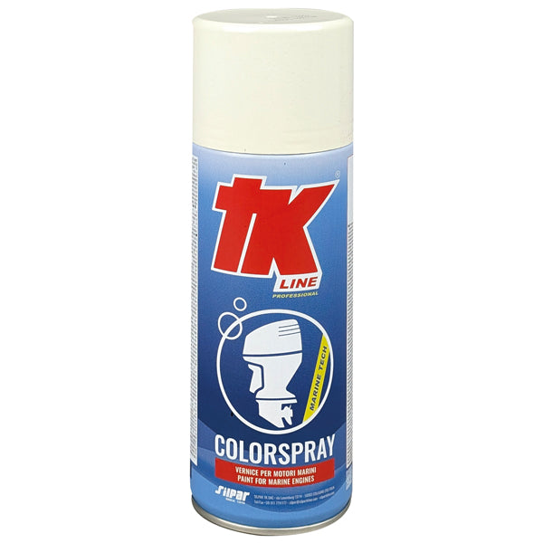Nærbillede af TK Line spraymaling med fokus på etiketten