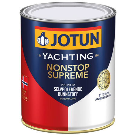 Jotun Nonstop Supreme bundmaling i mørkeblå farve i en 3/4 liter dåse