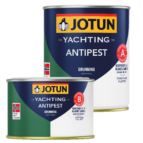 Jotun, Antipest komp A rødbrun 0,6L i en klar plastbeholder