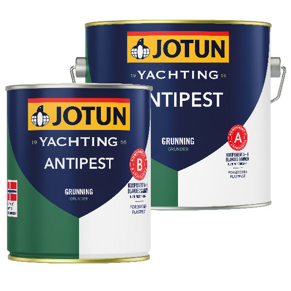 Jotun Antipest komp 0,5L flaske set på hvid baggrund