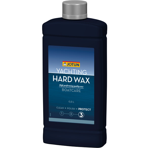 Jotun Hardvoks 0,5L på hvid baggrund, klar til brug til bådpleje.