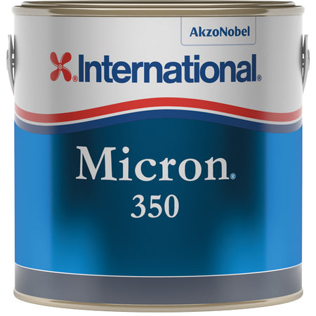 International Micron 350 bundmaling i rød, 20L beholder set fra siden