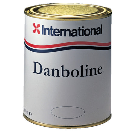 Grå Danboline fra International i maleposition, klar til påføring.