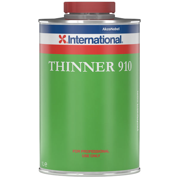 Fortynder Nr 910 fra International i 1 liters flasken set foran på hvid baggrund.