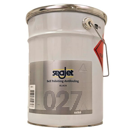SeaJet 027 bundmaling i sort farve i en 5L beholder
