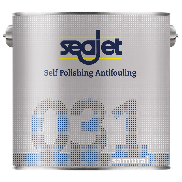 SeaJet 031 Allround bundmaling i sort, præsenteret i en 2,5L dåse.