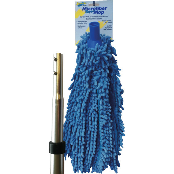 Star Brite Reggae microfiber moppe hoved set på lystbåd i brug