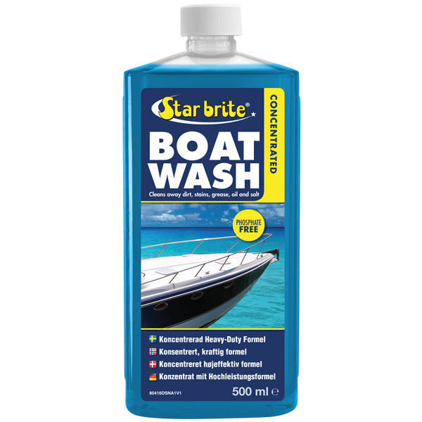 Star Brite Boat Wash 500 ml flasken set forfra med tydeligt logo.